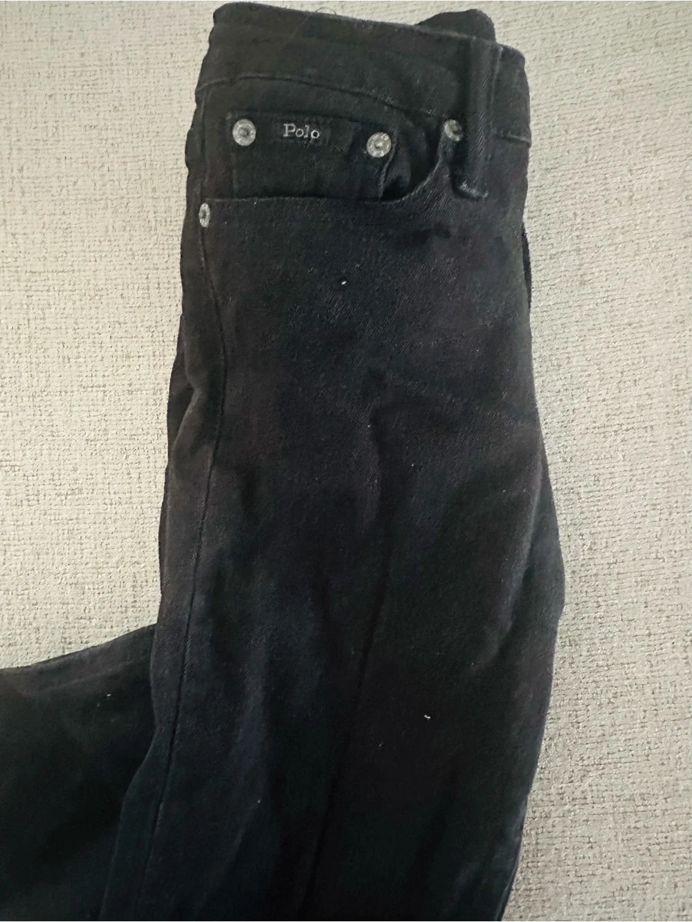 Ralph Lauren Black Corduroy Slim Pants